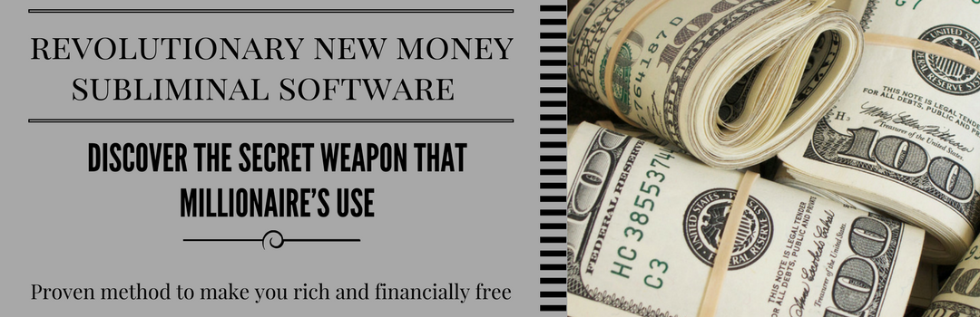 Money Subliminal Software Banner 1